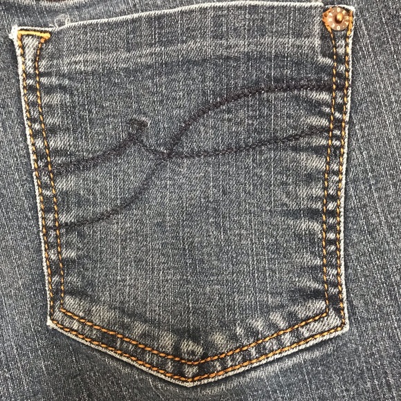 COPY -DKNY Designer Denim Blue Jeans Boot Cut Size 14R - Picture 7 of 7